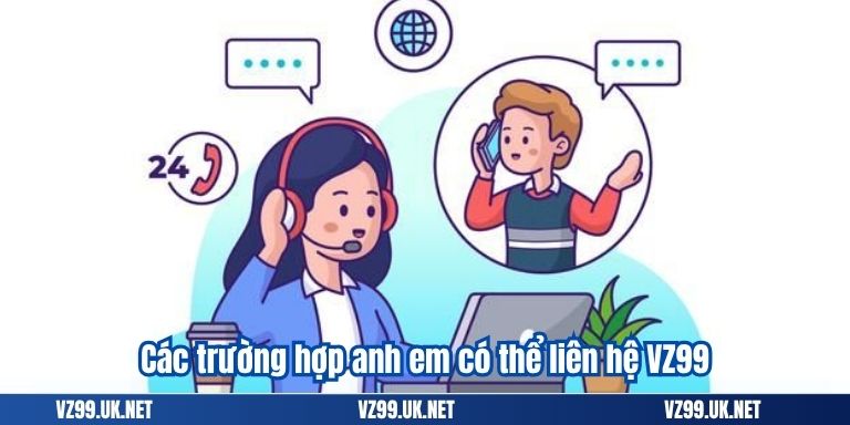 Liên hệ VZ99 qua email phương thức hiệu quả