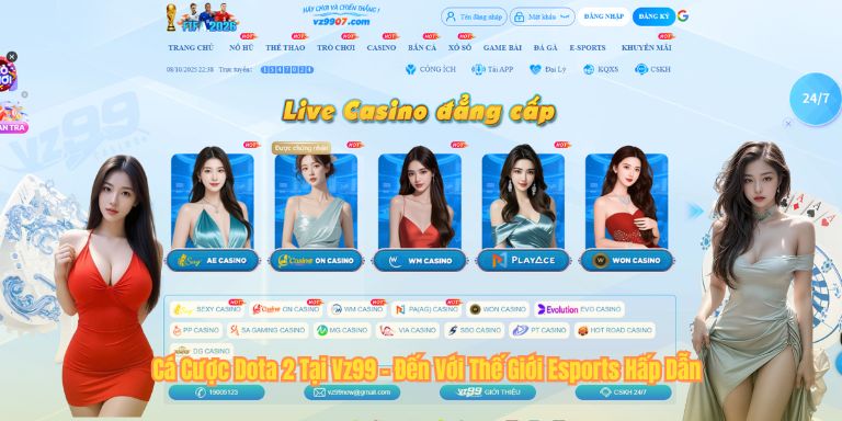 Cá Cược Dota 2 Tại Vz99 – Đến Với Thế Giới Esports Hấp Dẫn